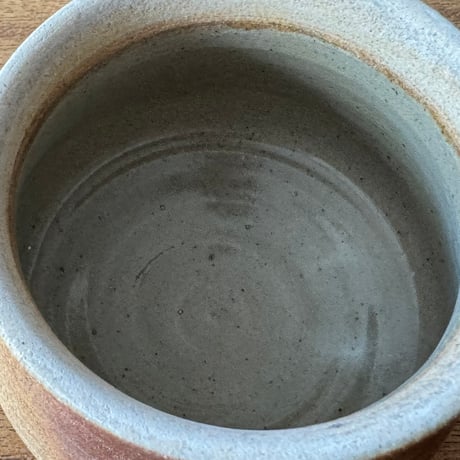 川尻製陶所　砂糖壷M 下膨れ サM下I