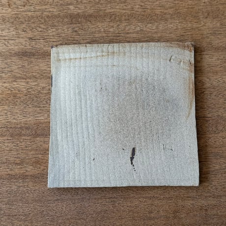 えのきだ窯 榎田智　スクエアプレート エ20C (約14.5×14.5cm)