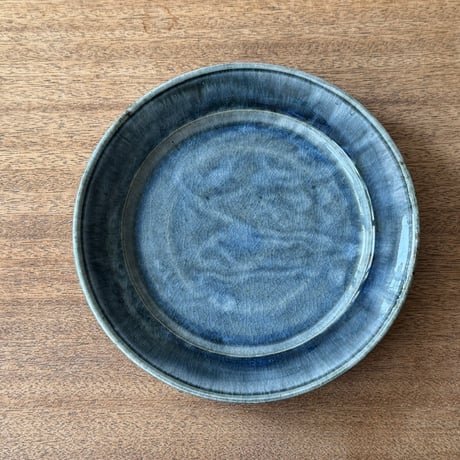 中嶋窯　7寸平皿 ナ11B (直径約21cm)