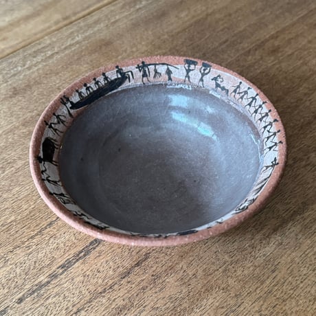 ツグムイロ　リム鉢(B) T12 (直径約14.5cm)