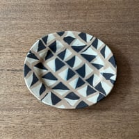 Nerikomico リムオーバル皿 N4B（約15.5×13cm)
