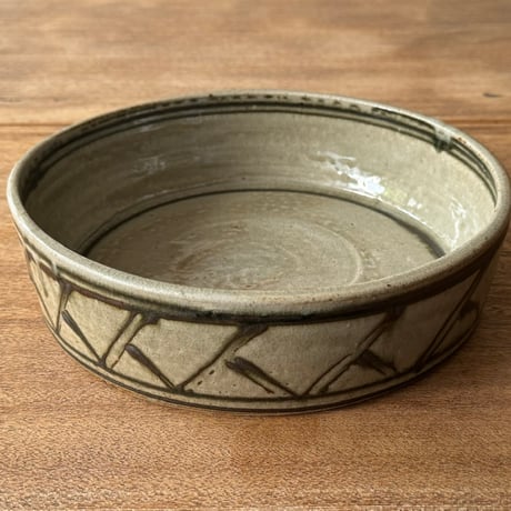 えのきだ窯 榎田智　ドラ鉢 エ17 (直径約22.5cm)
