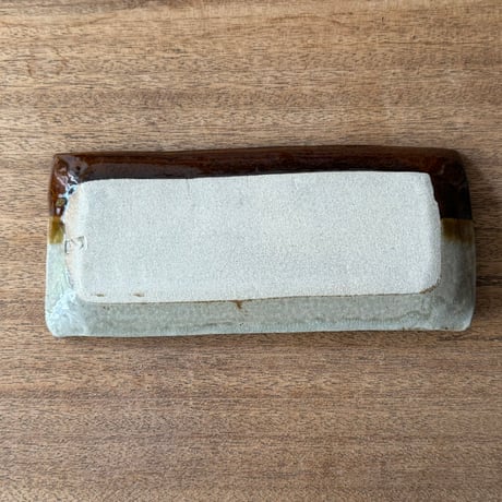 えのきだ窯 榎田智　長角皿 エ8C (約24.5×10.5cm)