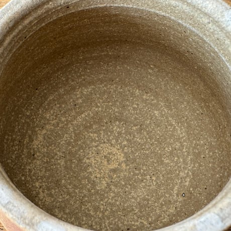 川尻製陶所　塩壷M 下膨れ シM下I