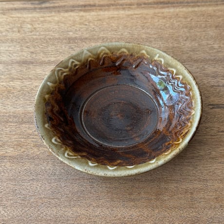 えのきだ窯 榎田智　取り皿 エ7E (直径約16cm)