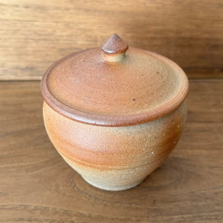 川尻製陶所　砂糖壷M 上膨れ サM上E