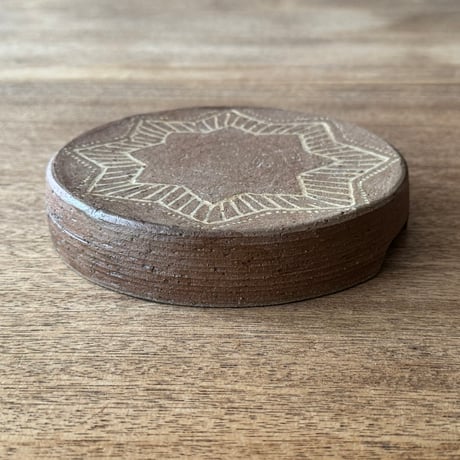 工房コキュ　4.5寸台皿 C10B (直径約14.5cm)