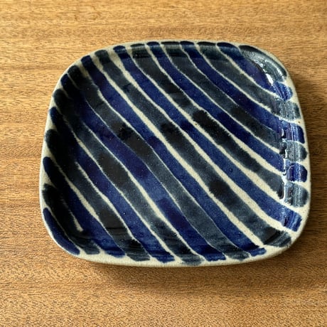 強戸窯　 プレート（中）ゴプ中A（約20×20cm)