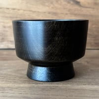 ろくろ舎　汁椀 黒漆 拭き漆仕上げ ろ黒B （直径約10cm）