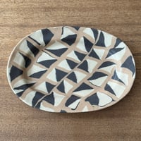 Nerikomico リムオーバル皿 N7（約24.5×17cm)