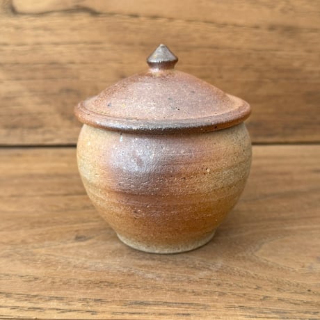 川尻製陶所　砂糖壷S 上膨れ サS上F