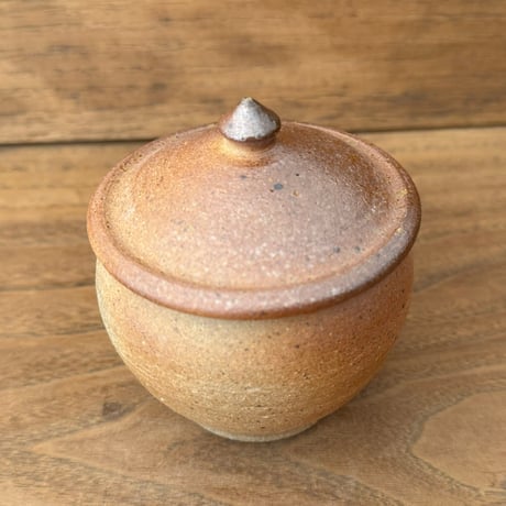 川尻製陶所　砂糖壷S 上膨れ サS上F