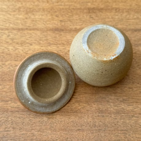 川尻製陶所　塩壷S 丸形 シS丸B