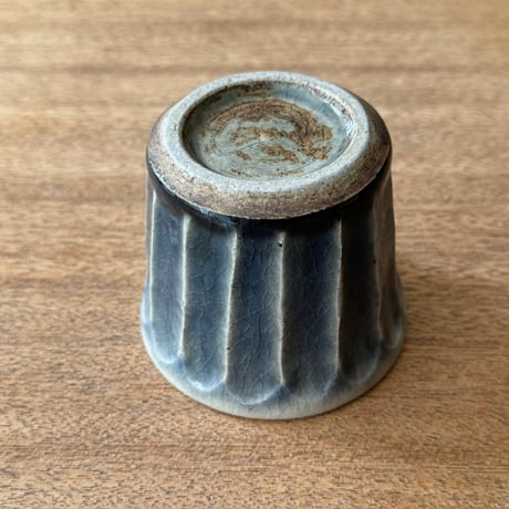 中嶋窯　  半磁器しのぎフリーカップ ナ4A