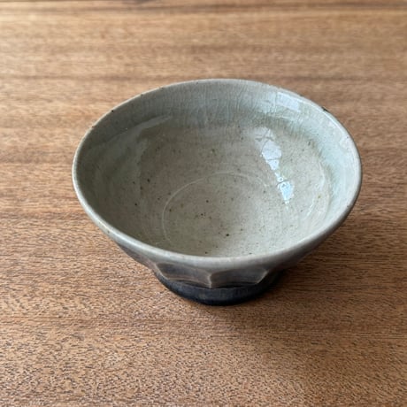 中嶋窯　 半磁器しのぎ飯碗 ナ5C (直径約11cm)