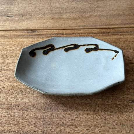 セレン のあ　8角小長皿 セ10B（約21×14.5cｍ）
