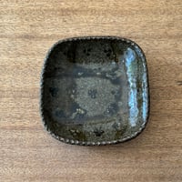 フジタ工作室　 四角皿 フ12B (約14×14cm)
