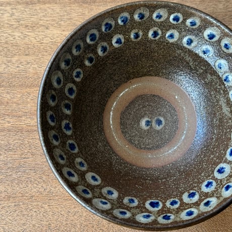強戸窯　平どんぶり（中）ゴ平どC（直径約17cm)