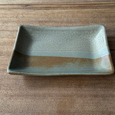 えのきだ窯 榎田智　長方皿 エ5C (約21.5×15cm)