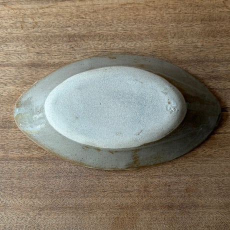 えのきだ窯 榎田智　カレー皿 エ9D (約27.5×16cm)