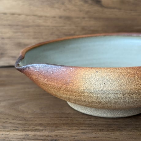 川尻製陶所　片口浅鉢 K6浅A （直径約18.5cm)