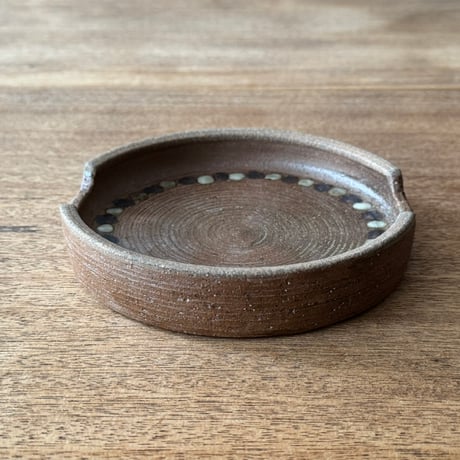工房コキュ　4.5寸台皿 C10B (直径約14.5cm)