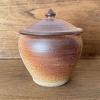 川尻製陶所　砂糖壷M 上膨れ サM上G