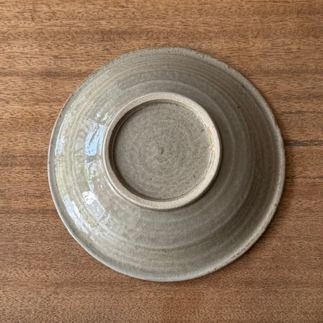 えのきだ窯 榎田智　とびカンナ皿  エ45A (直径約21.5cm)