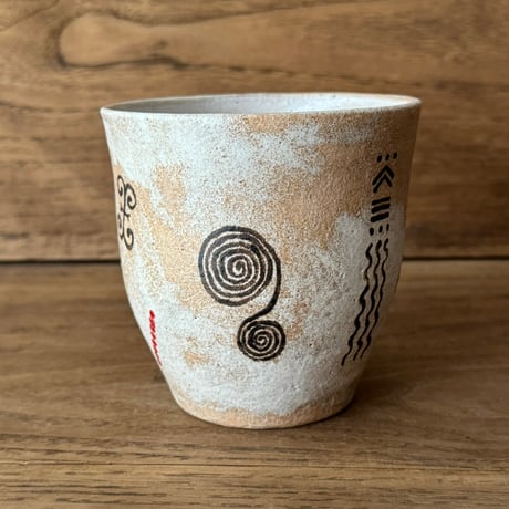 ツグムイロ　壁画カップ(B) T7