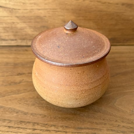 川尻製陶所　塩壷M 下膨れ シM下H