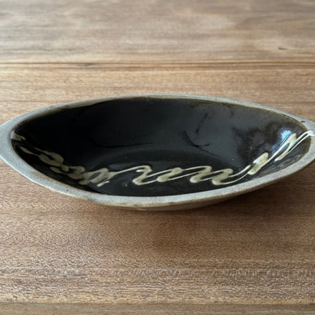 えのきだ窯 榎田智　カレー皿 エ9C (約27.5×16cm)