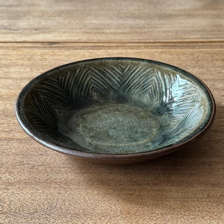 中嶋窯　6寸押紋丸鉢 ナ19B (直径約18cm)
