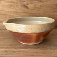川尻製陶所　片口浅鉢 K5片D （直径約15.5cm)