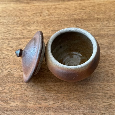 川尻製陶所　砂糖壷S 上膨れ サS上G