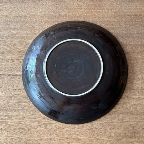 福島慈子　プレート皿 F1E（直径約20.5cm）