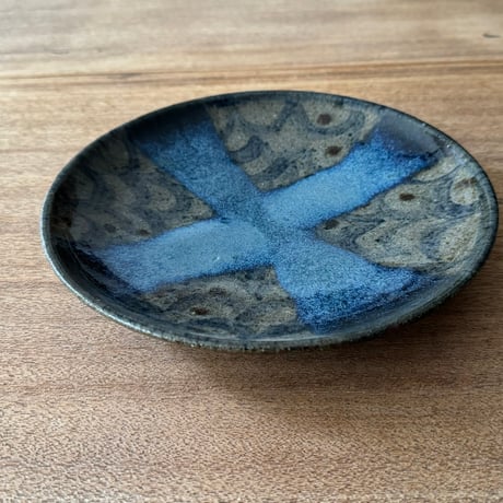 フジタ工作室　７寸皿 フ11A (直径約21.5cm)