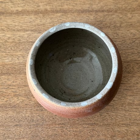 川尻製陶所　砂糖壷M 丸形 サM丸D