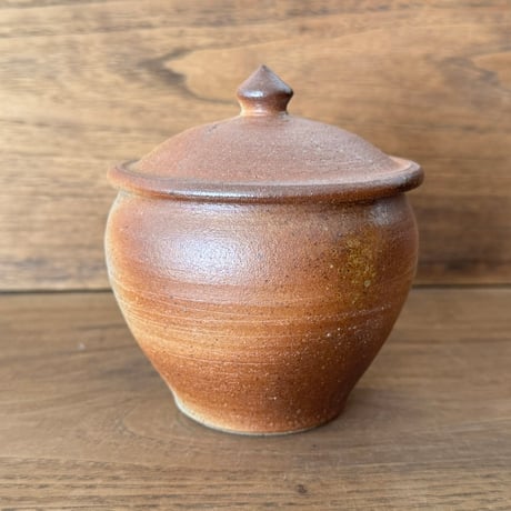 川尻製陶所　砂糖壷M 上膨れ サM上E