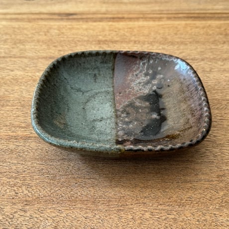 フジタ工作室　 四角皿 フ12F (約14×14cm)