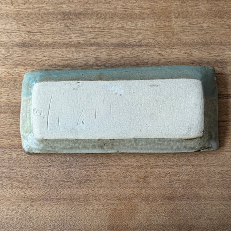 えのきだ窯 榎田智　長角皿 エ8B (約24.5×10.5cm)