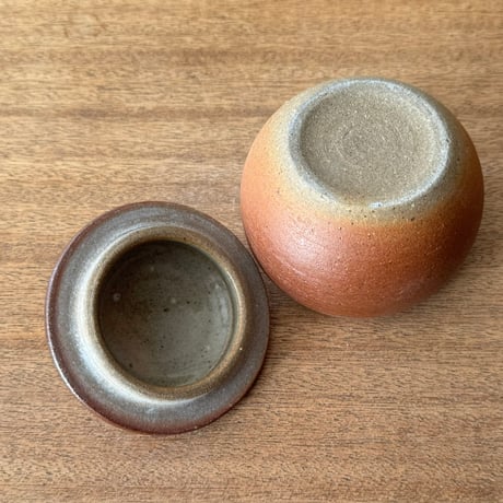 川尻製陶所　砂糖壷M 丸形 サM丸D