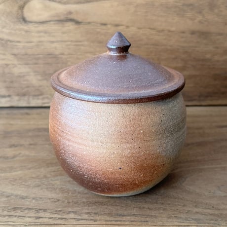 川尻製陶所　塩壷M 丸形 シM丸C