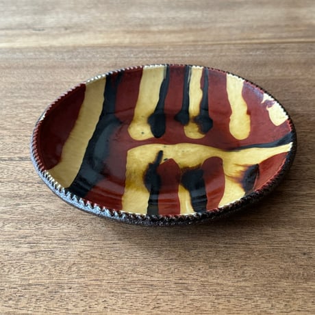 紀窯　中川紀夫　丸皿 K3H (直径約19.5cm)