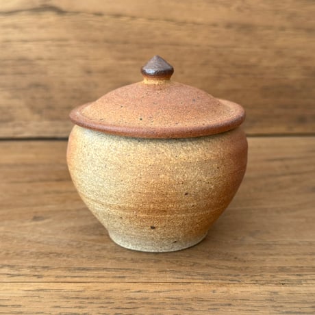 川尻製陶所　塩壷S 上膨れ シS上F