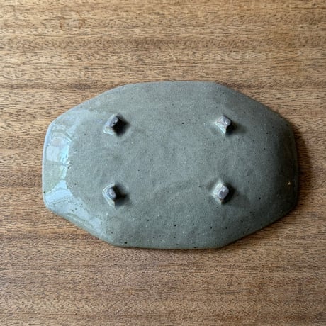 セレン のあ　8角小長皿 セ10B（約21×14.5cｍ）