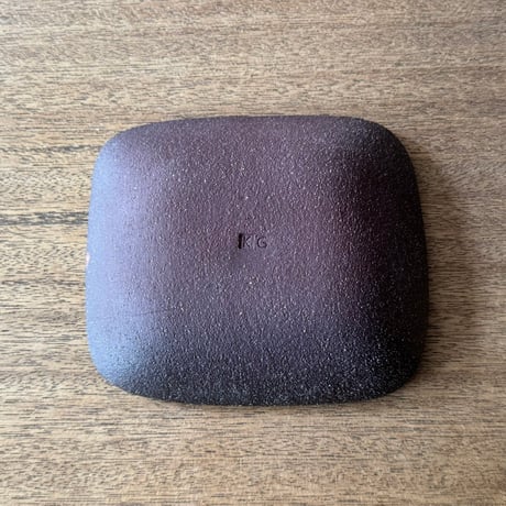 紀窯　中川紀夫　長方鉢 K6A (約14×12cm)