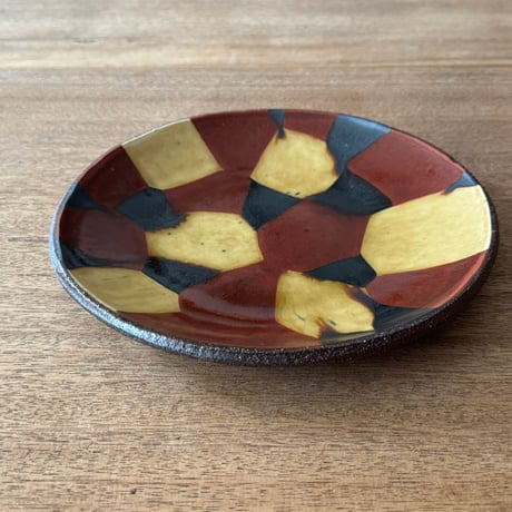 紀窯　中川紀夫　丸皿 K3E (直径約19.5cm)