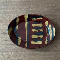 紀窯　中川紀夫　オーバル皿 K9B (約17×12cm)