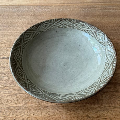 工房コキュ　7寸皿 C6 (直径約21.5cm)