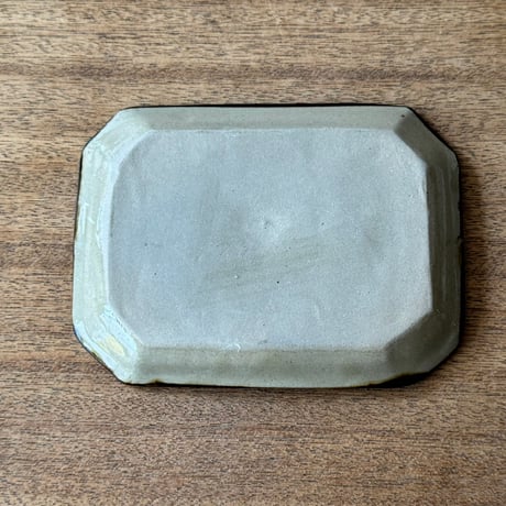 てつ工房 小島鉄平　長角皿 コ角B (約16×12cm)